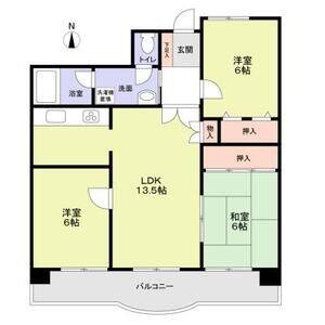 3LDK 間取り図