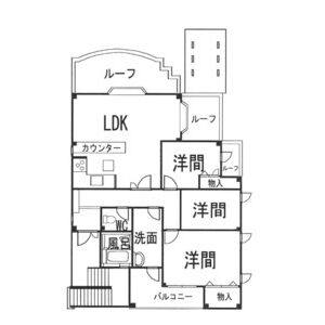 3LDK 間取り図