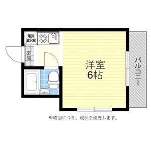 ワンルーム 間取り図