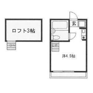 ワンルーム 間取り図