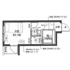 ワンルーム 間取り図