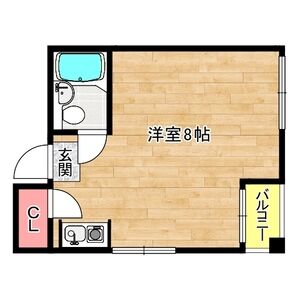 ワンルーム 間取り図
