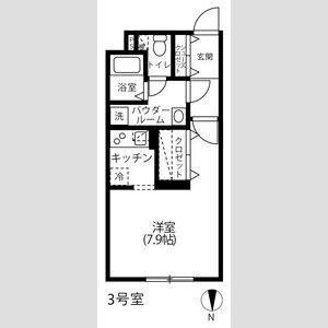 ワンルーム 間取り図