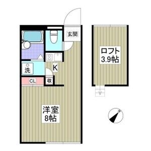 ワンルーム 間取り図