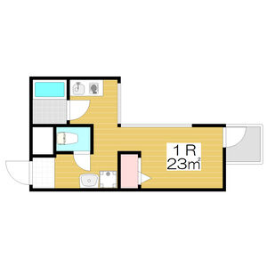 ワンルーム 間取り図