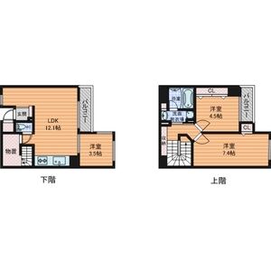 3LDK 間取り図