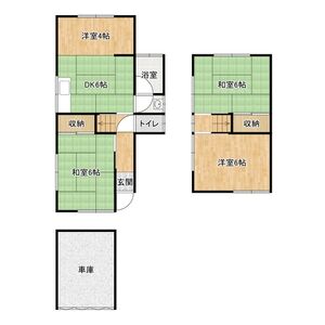 4DK 間取り図