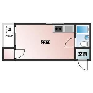 ワンルーム 間取り図