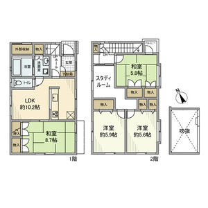 4LDK 間取り図