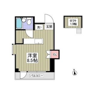 ワンルーム 間取り図