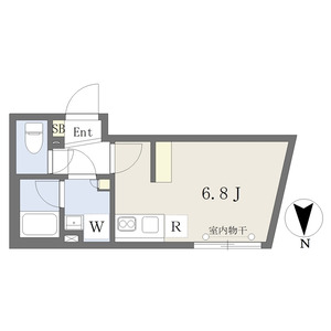ワンルーム 間取り図