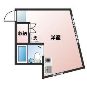 ワンルーム 間取り図