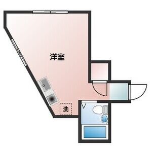 ワンルーム 間取り図