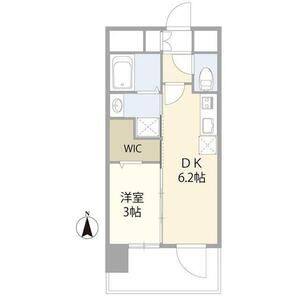 1DK 間取り図