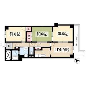 3LDK 間取り図