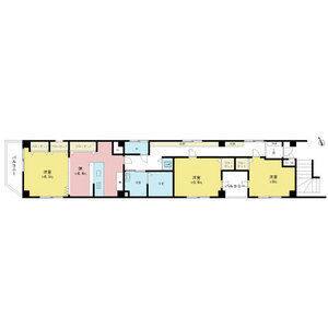 3DK 間取り図