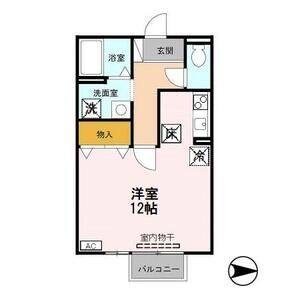 ワンルーム 間取り図