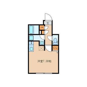 ワンルーム 間取り図