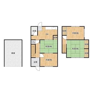 4DK 間取り図