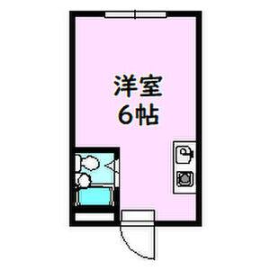 ワンルーム 間取り図
