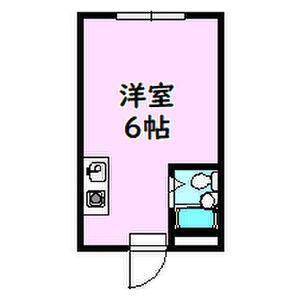 ワンルーム 間取り図