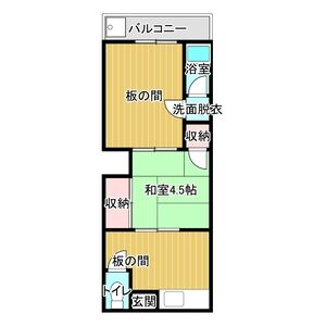 2K 間取り図