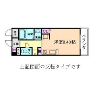 ワンルーム 間取り図