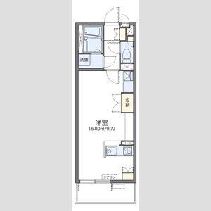 ワンルーム 間取り図