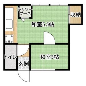 2K 間取り図