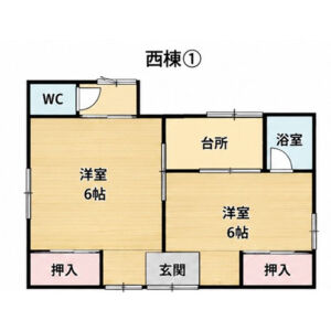 2K 間取り図