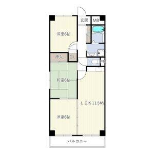3LDK 間取り図