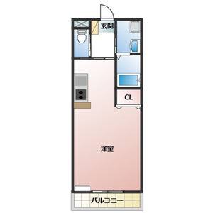 ワンルーム 間取り図
