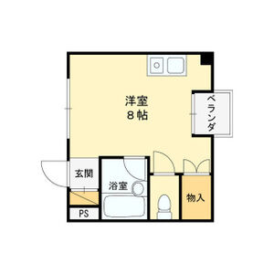 ワンルーム 間取り図