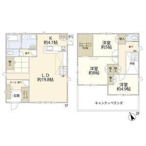 3LDK 間取り図