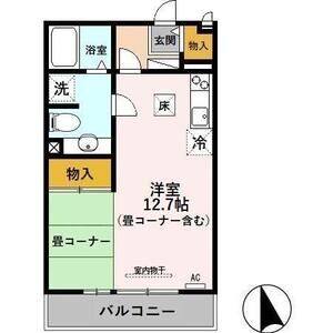 ワンルーム 間取り図