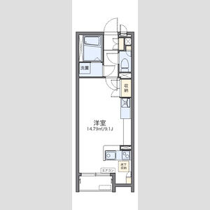 ワンルーム 間取り図