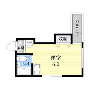 ワンルーム 間取り図