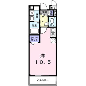 ワンルーム 間取り図