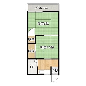 2K 間取り図