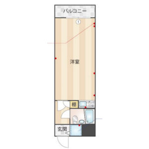 ワンルーム 間取り図