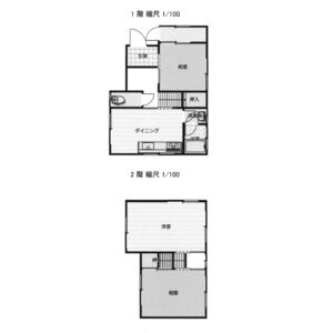 3DK 間取り図