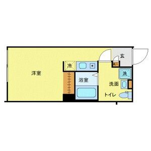 ワンルーム 間取り図