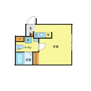 ワンルーム 間取り図