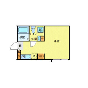 ワンルーム 間取り図