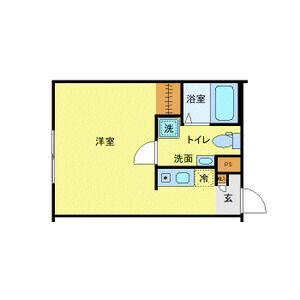 ワンルーム 間取り図