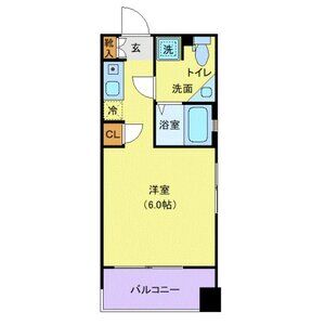 ワンルーム 間取り図