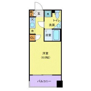 ワンルーム 間取り図