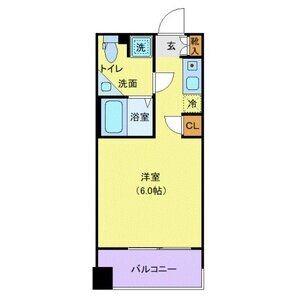 ワンルーム 間取り図