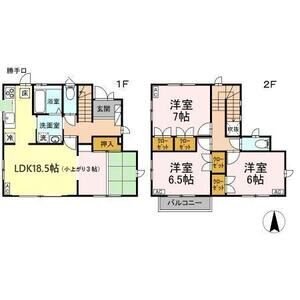 3LDK 間取り図