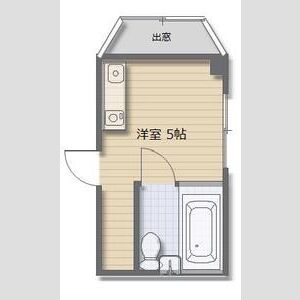 ワンルーム 間取り図